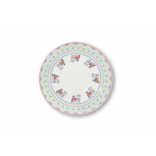 Сет  чинии EXCELSA XMAS SWEET PASTELS 20,5 см.