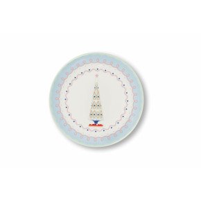 Сет  чинии EXCELSA XMAS SWEET PASTELS 20,5 см.