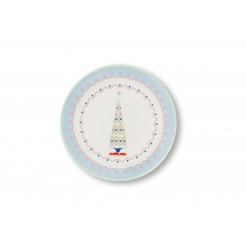 Сет  чинии EXCELSA XMAS SWEET PASTELS 20,5 см.