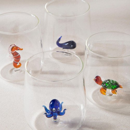 Чаша с декорация морско конче EXCELSA INSIDE 450 мл.