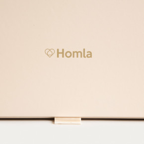 Подаръчна кутия HOMLA 26,8x26,8x13 см., бежов