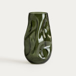 Ваза HOMLA EVARA 16x27 см., зелен