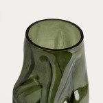 Ваза HOMLA EVARA 16x27 см., зелен