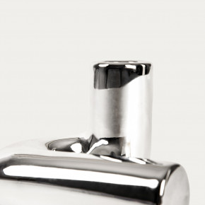 Свещник HOMLA SILVERI 11,5x8,5x7,5 см., сребрист