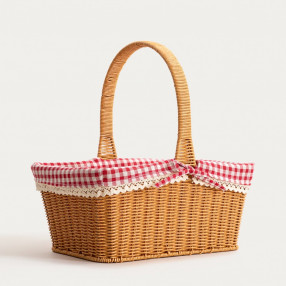 Кошница с дръжка HOMLA PERLOTTE 38x26 см