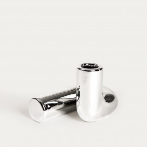 Свещник HOMLA SILVERI 11,5x8,5x7,5 см., сребрист