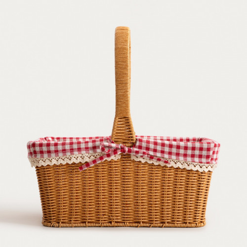 Кошница с дръжка HOMLA PERLOTTE 38x26 см