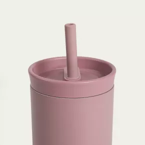 Термочаша със сламка HOMLA COCOA 500 мл., розов