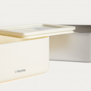 Кутия за храна HOMLA COCOA 700 мл., бежов 