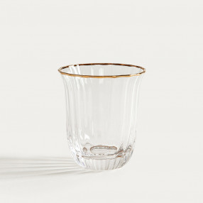 Чаша HOMLA SCURO 220 мл, златен ръб