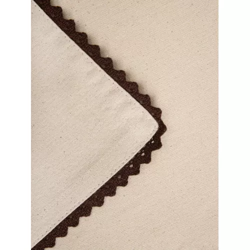 Тишлайфер HOMLA NERIUM 45X160 см, кафява дантелена