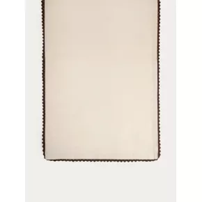 Тишлайфер HOMLA NERIUM 45X160 см, кафява дантелена