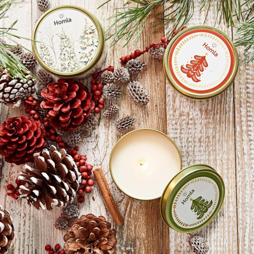 Ароматна свещ HOMLA BILLY, Deep Amber and Peony