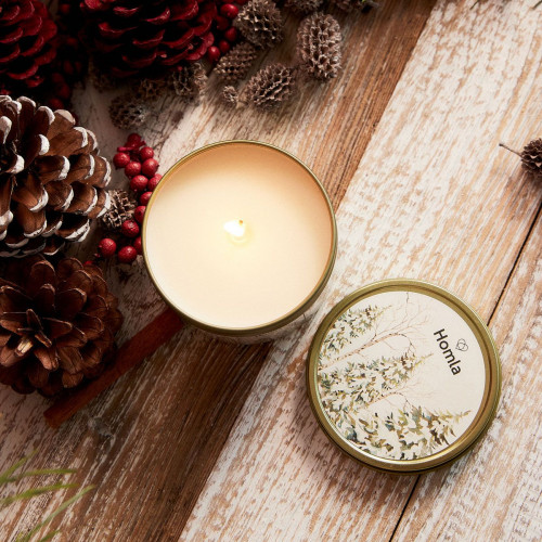 Ароматна свещ HOMLA BILLY, Deep Amber and Peony