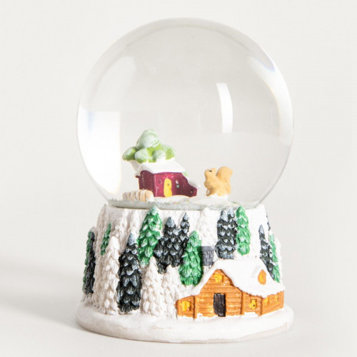 Преспапие катерица с LED HOMLA LUELL 11x8 см.