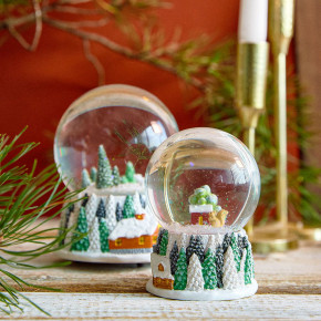 Преспапие катерица с LED HOMLA LUELL 11x8 см.