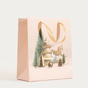 Подаръчна торба HOMLA CYMKA 19x23x10 см., розов