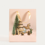 Подаръчна торба HOMLA CYMKA 19x23x10 см., розов