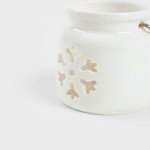 Свещник HOMLA LANERN, бял