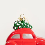 Висулка кола с елха HOMLA EVI RED 7 см.