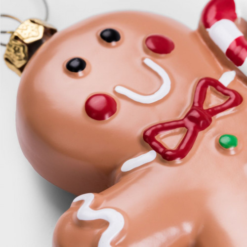 Висулка джинджифилово човече HOMLA EVI RED 10 см.