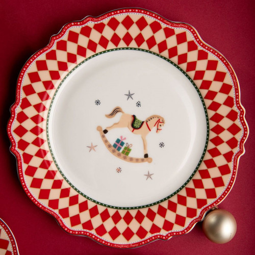 Чиния с декорация кон HOMLA CIRGRATTA 20 см.