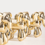 Сет висулки слонове 3 бр. HOMLA GIULI, златист