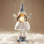 Ангел с LED лампа HOMLA AURIE 57 см., син