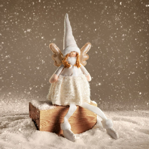 Ангел с LED лампа HOMLA AURIE 80 см., златист