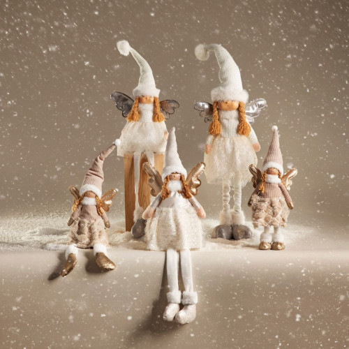 Ангел с LED лампа HOMLA AURIE 80 см., златист