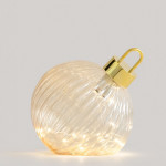 Коледна топка с LED лампи HOMLA LED TATUM 18х21 см.