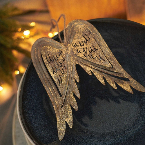 Висулка ангелски крила OLDY METAL 11 см.