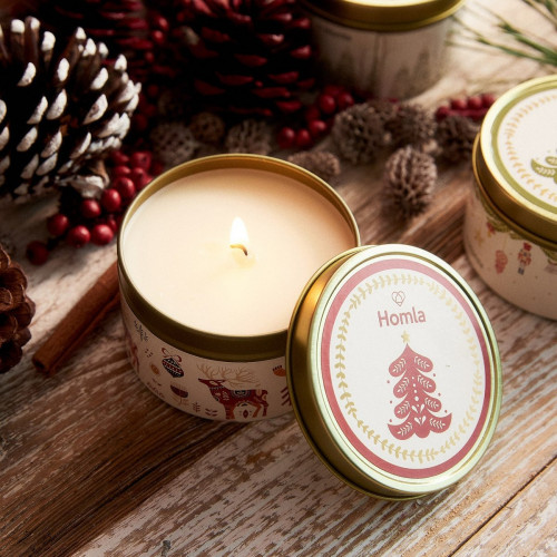 Ароматна свещ HOMLA BILLY, Apple Cinnamon