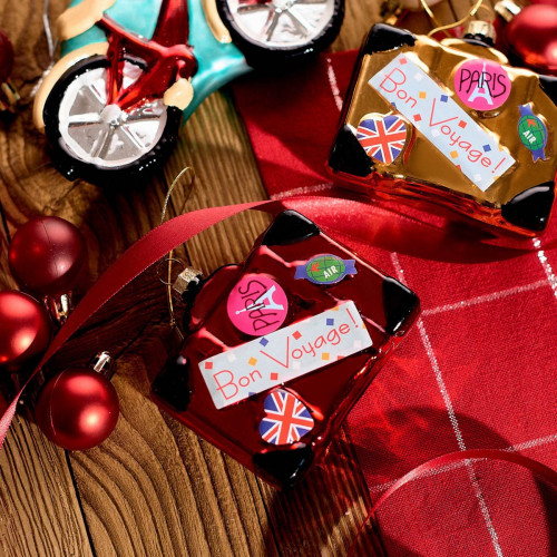 Висулка куфар HOMLA GLASSO 8х7 см.