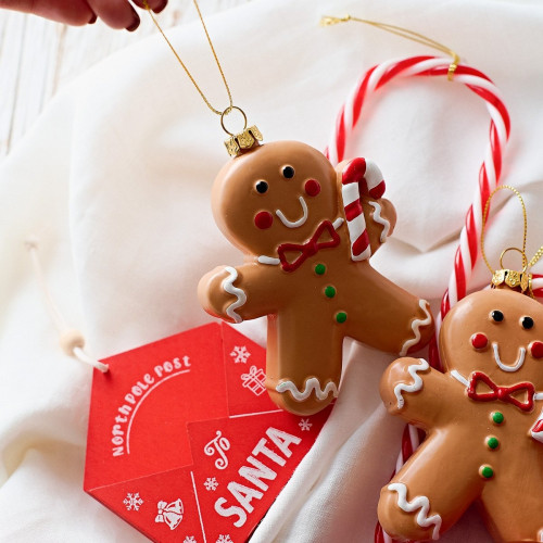 Висулка джинджифилово човече HOMLA EVI RED 10 см.