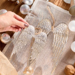 Висулка ангелски крила HOMLA OLDY METAL 14,5 x 9 см.