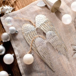 Висулка ангелски крила HOMLA OLDY METAL 19x12,5 см.