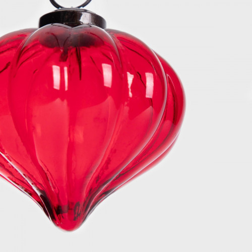 Висулка HOMLA INDIS 7,5 см., червен