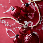 Висулка HOMLA INDIS 7,5 см., червен