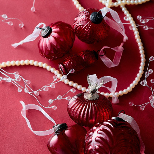 Висулка HOMLA INDIS 7,5 см., червен