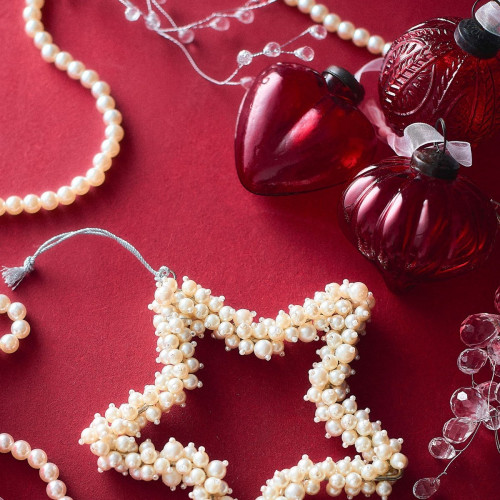 Висулка HOMLA INDIS 7,5 см., червен