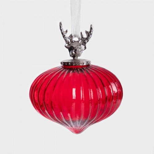 Висулка HOMLA INDIS 7,6 см., червен