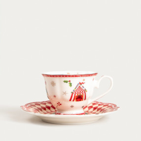 Чаша с чиния HOMLA CIRGRATTA 100 мл.