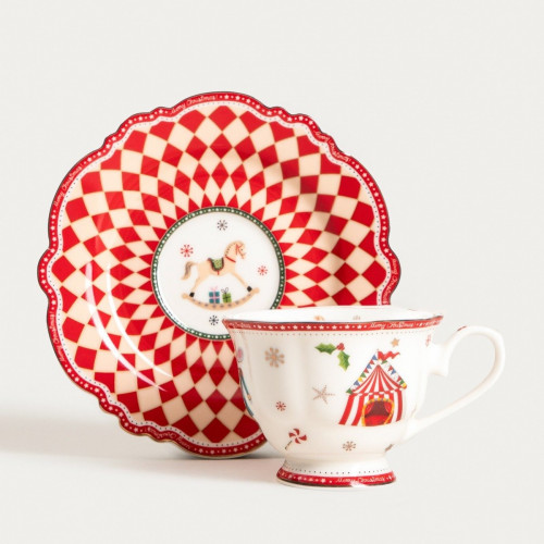 Чаша с чиния HOMLA CIRGRATTA 100 мл.