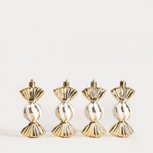 Сет висулки бонбони 4 бр. HOMLA KENDI, златист