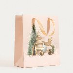 Подаръчна торба HOMLA CYMKA 19x23x10 см., розов