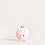 Висулка прасе HOMLA EVI PINK 6 см.