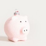 Висулка прасе HOMLA EVI PINK 6 см.