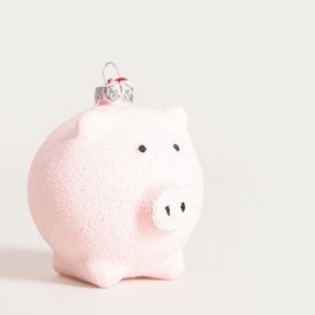 Висулка прасе HOMLA EVI PINK 6 см.