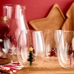 Чаша с декорация елха HOMLA TINYS 580 мл.